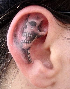 Tattoo Behind Ear