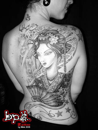 geisha tattoo. These tattoos will be used by
