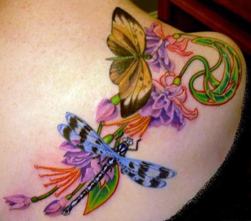 In Japan, it can represent attachment to loved ones, as the butterfly tattoo 